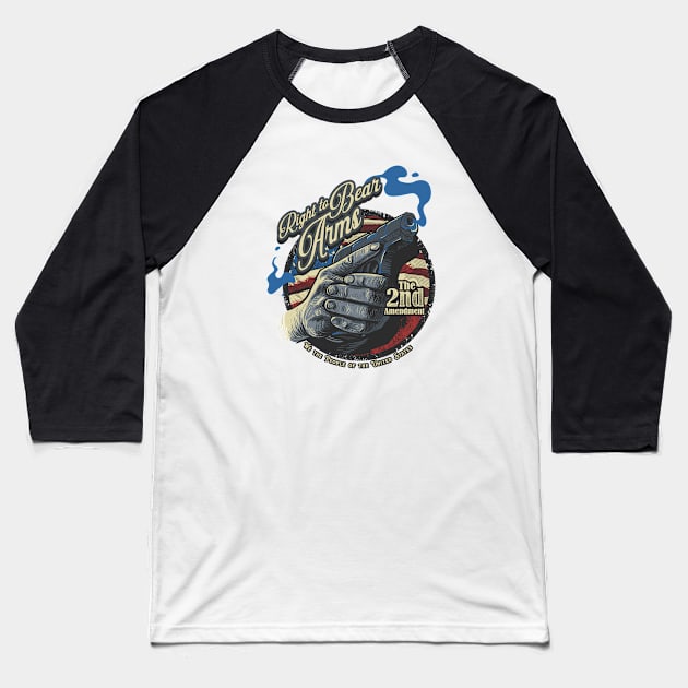 Right to bear arms Baseball T-Shirt by arnexz